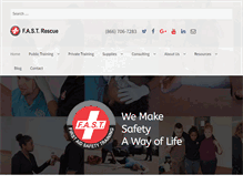 Tablet Screenshot of fast-rescue.com